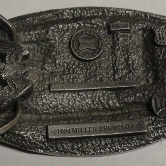 miller lite belt buckle